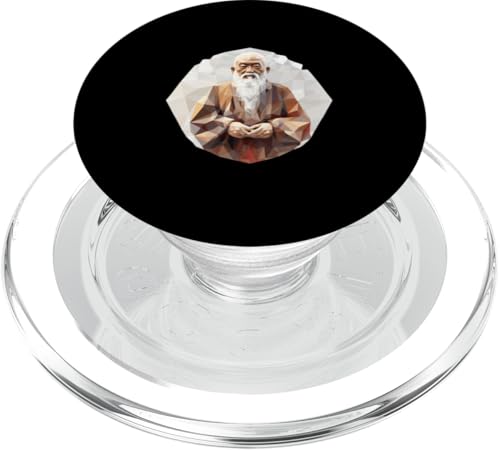 Lao Tzu Low Poly Art PopSockets PopGrip für MagSafe Lao Tzu Low Poly Art PopSockets PopGrip für MagSafe von Lao Tzu Art Style Designs For Philosophy