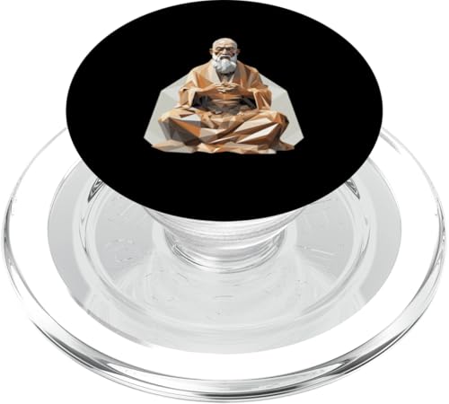 Lao Tzu Low Poly Art PopSockets PopGrip für MagSafe Lao Tzu Low Poly Art PopSockets PopGrip für MagSafe von Lao Tzu Art Style Designs For Philosophy
