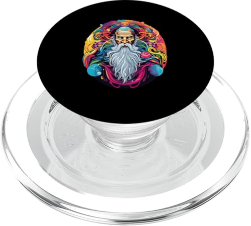 Lao Tzu Psychedelisch PopSockets PopGrip für MagSafe Lao Tzu Psychedelisch PopSockets PopGrip für MagSafe von Lao Tzu Art Style Designs For Philosophy