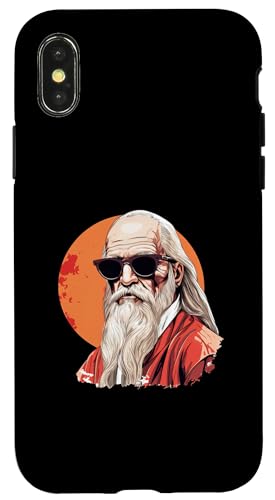 Lao Tzu mit Sonnenbrille Hülle für iPhone X/XS Lao Tzu mit Sonnenbrille Hülle für iPhone X/XS von Lao Tzu Art Style Designs For Philosophy