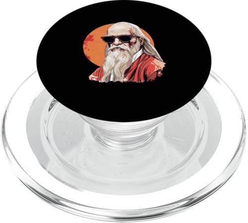 Lao Tzu mit Sonnenbrille PopSockets PopGrip für MagSafe Lao Tzu mit Sonnenbrille PopSockets PopGrip für MagSafe von Lao Tzu Art Style Designs For Philosophy