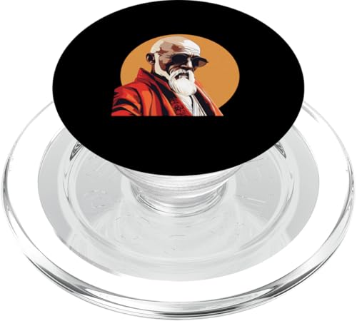 Lao Tzu mit Sonnenbrille PopSockets PopGrip für MagSafe Lao Tzu mit Sonnenbrille PopSockets PopGrip für MagSafe von Lao Tzu Art Style Designs For Philosophy