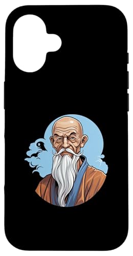 Laotische Tzu-Karikatur Hülle für iPhone 16 Laotische Tzu-Karikatur Hülle für iPhone 16 von Lao Tzu Art Style Designs For Philosophy