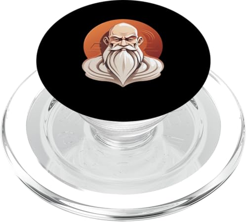 Laotische Tzu-Karikatur PopSockets PopGrip für MagSafe Laotische Tzu-Karikatur PopSockets PopGrip für MagSafe von Lao Tzu Art Style Designs For Philosophy