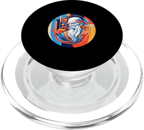 Laotischer Tzu Bauhaus PopSockets PopGrip für MagSafe Laotischer Tzu Bauhaus PopSockets PopGrip für MagSafe von Lao Tzu Art Style Designs For Philosophy