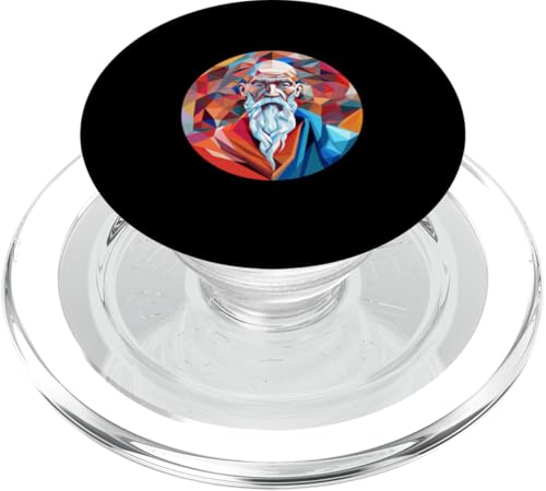 Laotischer Tzu-Kubismus PopSockets PopGrip für MagSafe Laotischer Tzu-Kubismus PopSockets PopGrip für MagSafe von Lao Tzu Art Style Designs For Philosophy