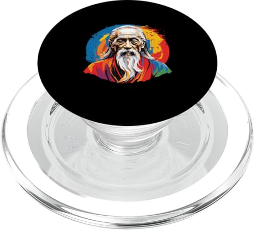 Laotse Pop Art PopSockets PopGrip für MagSafe Laotse Pop Art PopSockets PopGrip für MagSafe von Lao Tzu Art Style Designs For Philosophy
