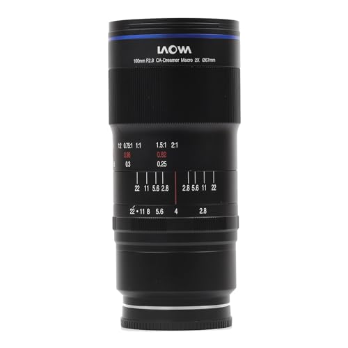 Laowa 100mm f/2.8 2X Ultra Macro APO SLR Makro-Objektiv Schwarz – Linsen und Filter (SLR, 12/10, Makro-Objektiv, 0,247 m, Sony E, Vollrahmen) von Laowa