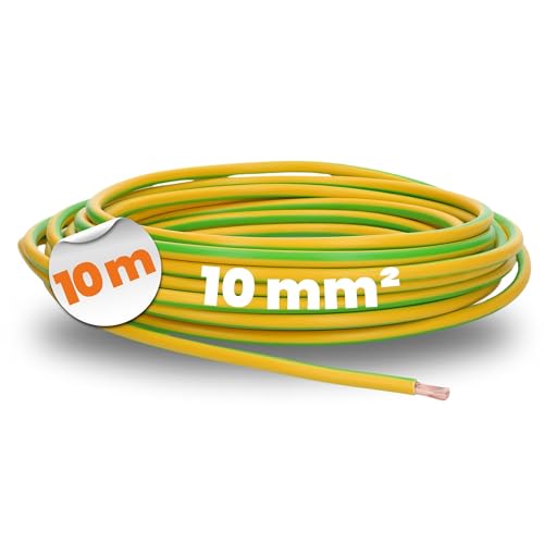 10 Meter Lapp 4520005 H07V-K 10 mm² grün-gelb I Erdungskabel I Verdrahtungsleitung I Aderleitung flexibel I PVC-Einzelader I Litze 10mm2 I Verdrahtung 10 Meter Lapp 4520005 H07V-K 10 mm² grün-gelb I Erdungskabel I Verdrahtungsleitung I Aderleitung flexibel I PVC-Einzelader I Litze 10mm2 I Verdrahtung von Lapp