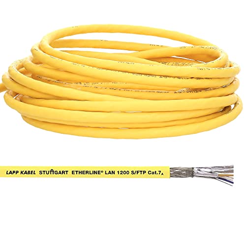 Lapp 10 Meter 2170974 Etherline Lan Cat.7A S/FTP 4x2xAWG23/1 Datenleitung LSZ bis 1200 MHz von Lapp