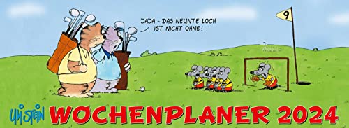 Uli Stein Wochenplaner 2024: Tischkalender: Terminplaner zum Aufstellen (Uli Stein Kalender 2024) von Lappan Verlag