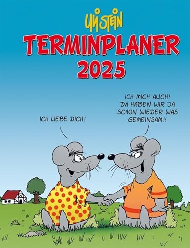 Uli Stein - Terminplaner 2025 - Lappan-Verlag - Taschenkalender mit lustigen Cartoons von Uli Stein - 1 Woche auf 2 Seiten - 12,7 cm x 16,5 cm von Lappan Verlag