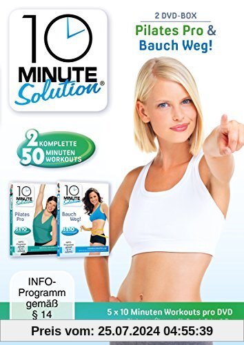 10 Minute Solution - Pilates Pro & Bauch weg! [2 DVDs] von Lara Hudson