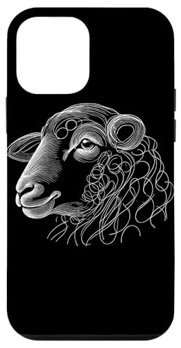 Hülle für iPhone 12 mini Line Art Lämmer Bauernhof Tier Lamm Schaf Hülle für iPhone 12 mini Line Art Lämmer Bauernhof Tier Lamm Schaf von Laroli Aesthetic Art