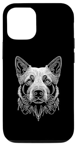 Hülle für iPhone 13 Line Art Australischer Cattle Dog Hülle für iPhone 13 Line Art Australischer Cattle Dog von Laroli Aesthetic Art