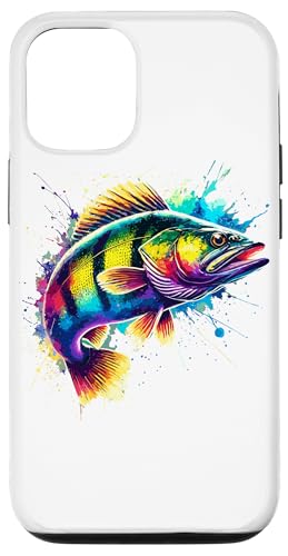Hülle für iPhone 13 Pro Colorful Splash Art Zander Angler Hülle für iPhone 13 Pro Colorful Splash Art Zander Angler von Laroli Aesthetic Art