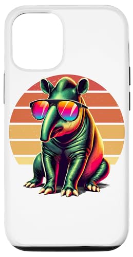 Hülle für iPhone 13 Retro Sunset Sonnenbrillen Tapir Tapire Hülle für iPhone 13 Retro Sunset Sonnenbrillen Tapir Tapire von Laroli Aesthetic Art