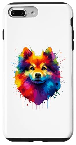 Hülle für iPhone 7 Plus/8 Plus Colorful Splash Art Finnish Spitz Hülle für iPhone 7 Plus/8 Plus Colorful Splash Art Finnish Spitz von Laroli Aesthetic Art
