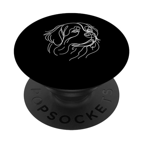 Line Art Berner Sennenhund Berner PopSockets mit austauschbarem PopGrip Line Art Berner Sennenhund Berner PopSockets mit austauschbarem PopGrip von Laroli Aesthetic Art