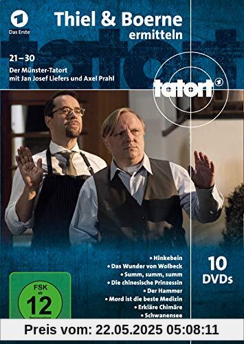 Tatort Münster - Thiel und Boerne ermitteln Fall 21-30 [10 DVDs] von Lars Jessen