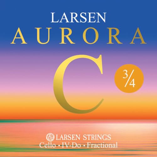 LARSEN STRINGS Cello-Saiten Aurora C 3/4 Medium von Larsen