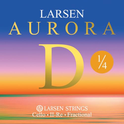 LARSEN STRINGS Cello-Saiten Aurora D 1/4 Medium von Larsen