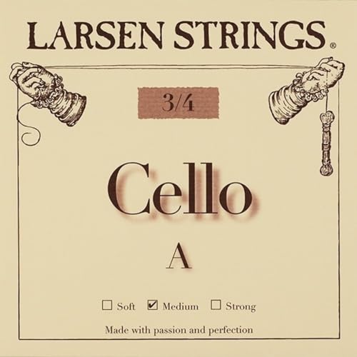 LARSEN STRINGS Cello-Saiten Original Fractional - kleine Größen A 3/4 Medium von LARSEN STRINGS