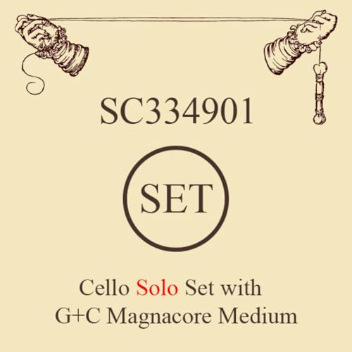 LARSEN STRINGS Cello-Saiten Original Satz Kombi Medium von LARSEN STRINGS