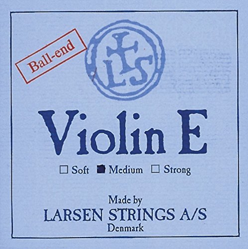 Larsen Violin Saiten Original Synthetic,Fiber Core E Stahl, Karbon Stahl mit Kugel, strong von Larsen