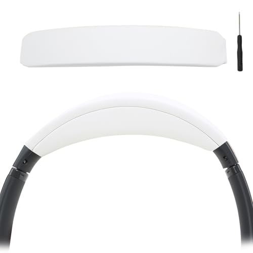 Laselan Kopfbandpolster für Bose QuietComfort 45 (QC45), QC35, QC35 II Over-Ear-Kopfhörer, Weiß von Laselan