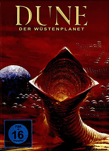 Dune - Der Wüstenplanet - Mediabook - Limited Special Edition (inkl. 2D-Version) (+ CD-Soundtrack) - Cover "Red" [3D Blu-ray] von Laser Paradise/DVD