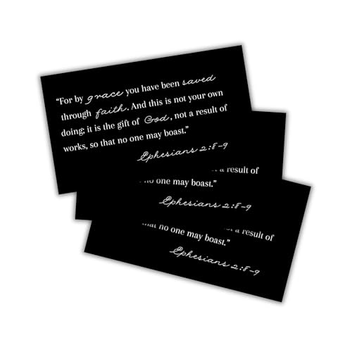 Epheser 2:8-9 Bibelvers By Grace Through Faith Not Works You Have Been Saved 30 Stück 5,1 x 8,9 cm NIV Scripture Taufe Geschenkkarten Täufer Epheser 2:8-9 Bibelvers By Grace Through Faith Not Works You Have Been Saved 30 Stück 5,1 x 8,9 cm NIV Scripture Taufe Geschenkkarten Täufer von Lashicorn