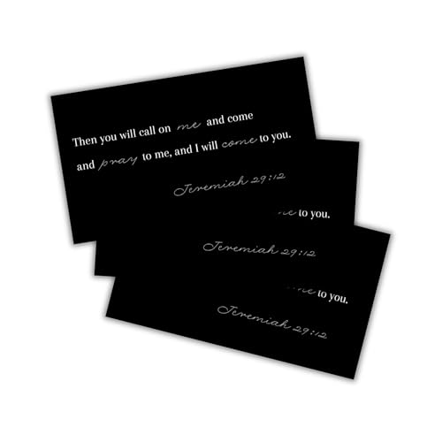 Jeremiah 29:12 Call On Me Pray Bibelvers 30 Stück 5,1 x 8,9 cm Karten Handouts für Gebetshülle Größe I Will Listen To You Jesus Ermutigungskarten Jeremiah 29:12 Call On Me Pray Bibelvers 30 Stück 5,1 x 8,9 cm Karten Handouts für Gebetshülle Größe I Will Listen To You Jesus Ermutigungskarten von Lashicorn