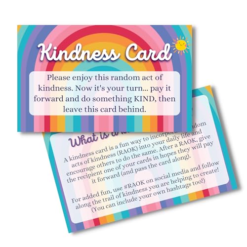Geschenkanhänger, zufällige Handlungen der Häkelfreundlichkeit, 50 Stück, 5,1 x 8,9 cm Karten zum Verschenken, bunt, Häkelmuster, Tiere, Regenbogen, RAOCK Geschenkanhänger, zufällige Handlungen der Häkelfreundlichkeit, 50 Stück, 5,1 x 8,9 cm Karten zum Verschenken, bunt, Häkelmuster, Tiere, Regenbogen, RAOCK von Lashicorn