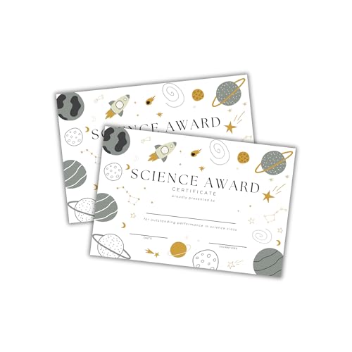 Science Certificate of Excellence 30 pk 15,2 x 22,9 cm Award Goal Cardstock Student Leadership Most Improved Project Performance End of Year Science Certificate of Excellence 30 pk 15,2 x 22,9 cm Award Goal Cardstock Student Leadership Most Improved Project Performance End of Year von Lashicorn