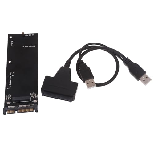 7+17 Pin Adapter für A1466 A1465 A1398 A1425 2012 SSD auf 2,5 Zoll 22Pin Konverterkarte mit USB-Kabel Laptop PC von Laspi
