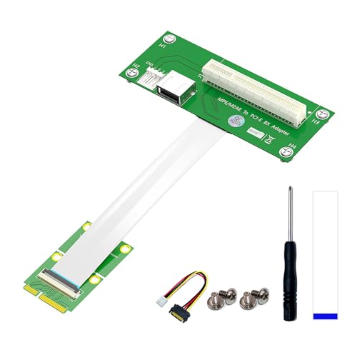Laspi Mini PCIE Zu PCIE Express + USB Extender Karte Mit High Speed FPC Kabel Mit Magnetpad (vertikale Installation). von Laspi