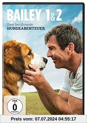 Bailey 1 & 2 - Zwei berührende Hundeabenteuer [2 DVDs] von Lasse Hallström