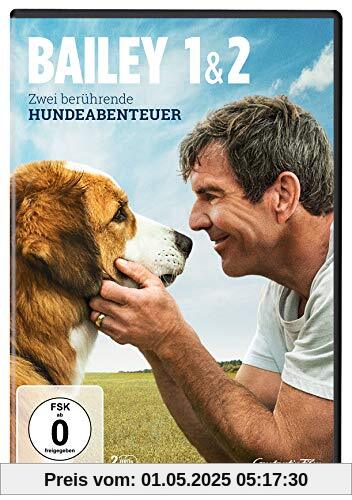 Bailey 1 & 2 - Zwei berührende Hundeabenteuer [2 DVDs] von Lasse Hallström