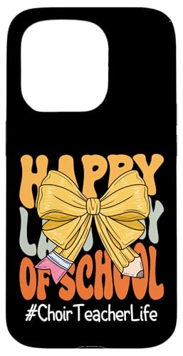 Choir Teacher Happy Last Day of School Kokette Schleifenstift Hülle für iPhone 15 Pro Choir Teacher Happy Last Day of School Kokette Schleifenstift Hülle für iPhone 15 Pro von Last Day of School Teachers Apparel Co.