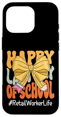 Einzelhandelsangestellter Happy Last Day of School Coquette Bow Bleistift Hülle für iPhone 16 Pro Einzelhandelsangestellter Happy Last Day of School Coquette Bow Bleistift Hülle für iPhone 16 Pro von Last Day of School Teachers Apparel Co.