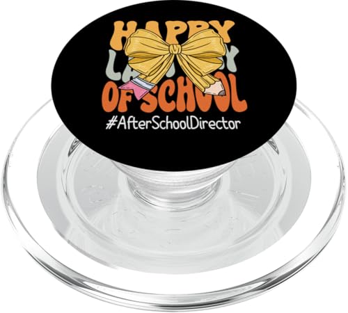 Nach der Schule, Direktor, alles Gute zum letzten Schultag, Coquette Bow PopSockets PopGrip für MagSafe Nach der Schule, Direktor, alles Gute zum letzten Schultag, Coquette Bow PopSockets PopGrip für MagSafe von Last Day of School Teachers Apparel Co.