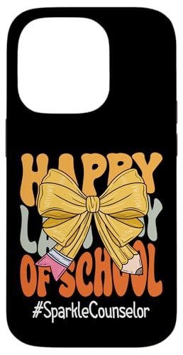 Sparkle Counselor Happy Last Day of School Kokette Schleife Hülle für iPhone 14 Pro Sparkle Counselor Happy Last Day of School Kokette Schleife Hülle für iPhone 14 Pro von Last Day of School Teachers Apparel Co.
