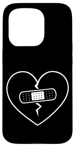 Black Heart Broken And Bandaged Hülle für iPhone 15 Pro Black Heart Broken And Bandaged Hülle für iPhone 15 Pro von Last Gasp Graphics