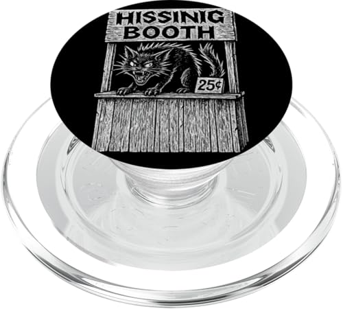Hissing Booth Cat Has A Hiss For You PopSockets PopGrip für MagSafe Hissing Booth Cat Has A Hiss For You PopSockets PopGrip für MagSafe von Last Gasp Graphics