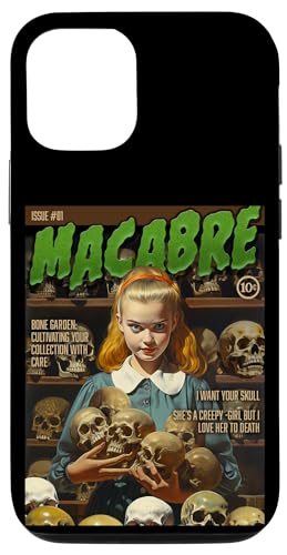 Hülle für iPhone 14 Pro Skull Collector 1950s Horror Comic Cover von Last Gasp Graphics