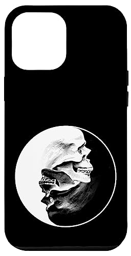 Hülle für iPhone 15 Pro Max Yin And Yang Skulls von Last Gasp Graphics