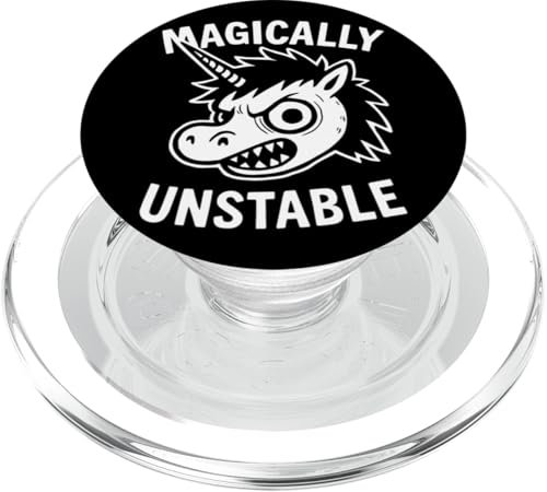 Magically Unstable Angry Unicorn PopSockets PopGrip für MagSafe Magically Unstable Angry Unicorn PopSockets PopGrip für MagSafe von Last Gasp Graphics