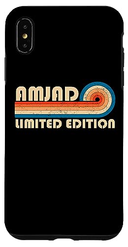 AMJAD Surname Retro Vintage 80s 90s Birthday Reunion Hülle für iPhone XS Max AMJAD Surname Retro Vintage 80s 90s Birthday Reunion Hülle für iPhone XS Max von Last Name Matching Family Name