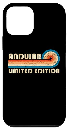 ANDUJAR Surname Retro Vintage 80s 90s Birthday Reunion Hülle für iPhone 12 mini von Last Name Matching Family Name